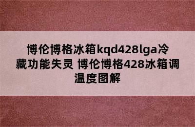 博伦博格冰箱kqd428lga冷藏功能失灵 博伦博格428冰箱调温度图解